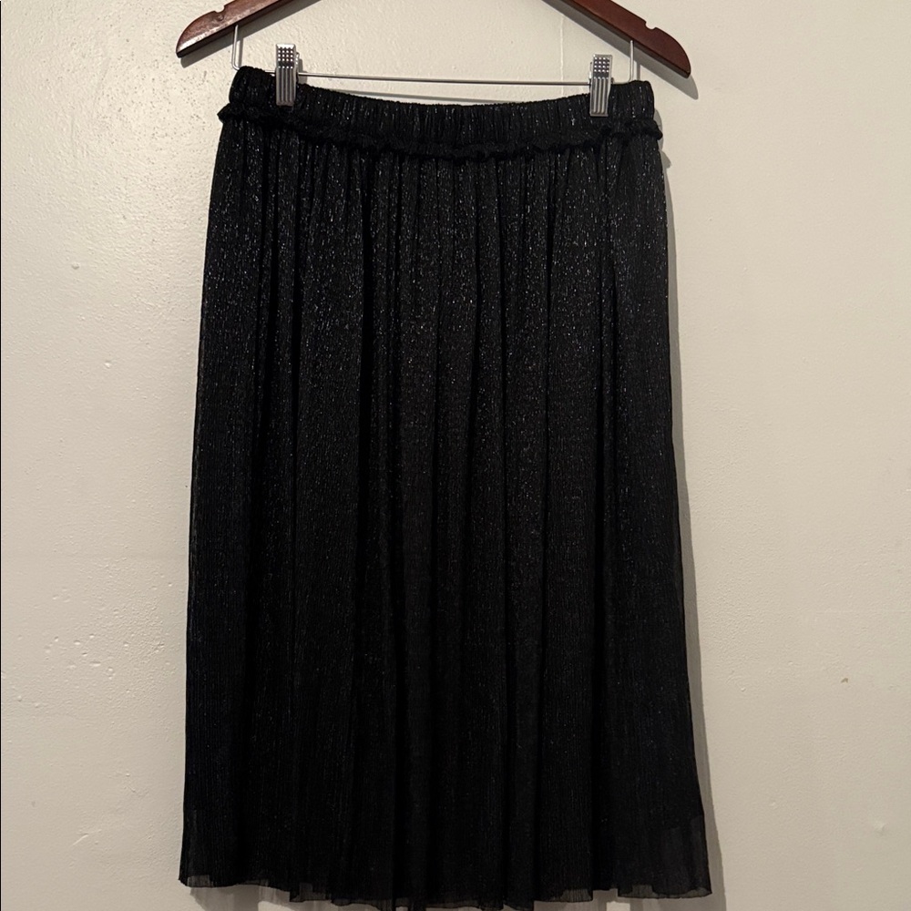Isabel Etoile Marant Elegant Black Pleated Skirt